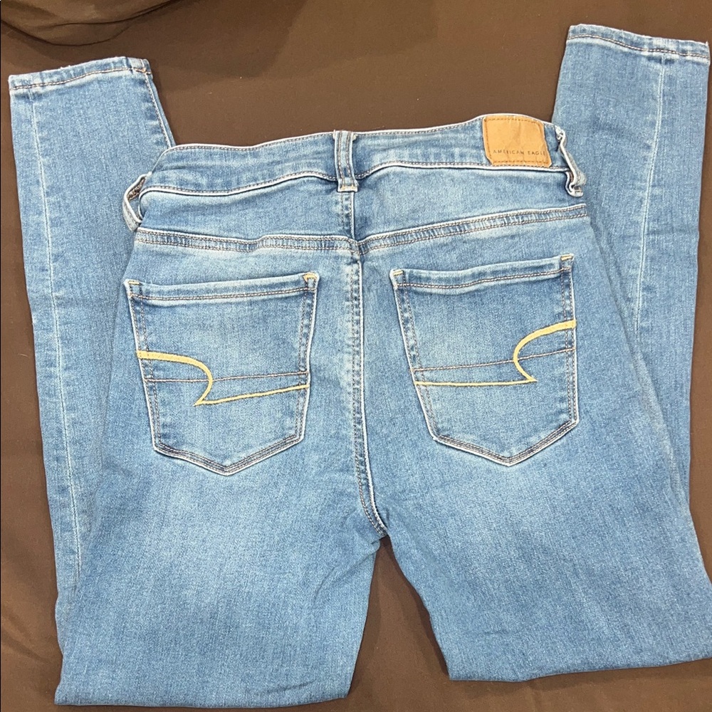 American Eagle Outfitters Light Blue Skinny Jeans